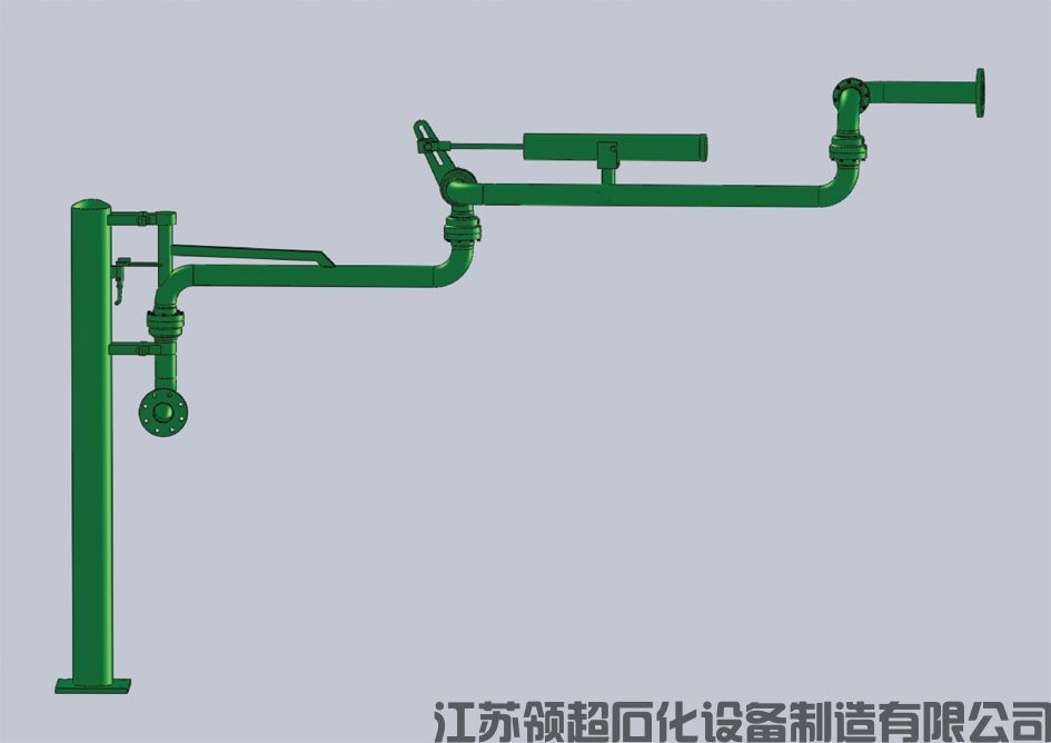 江蘇聯(lián)博藥業(yè)有限公司采購的一批活動(dòng)梯、汽車頂部裝車用AL2503底部裝卸臂（鶴管）、甲醛鶴管已投入生產(chǎn)中(1)